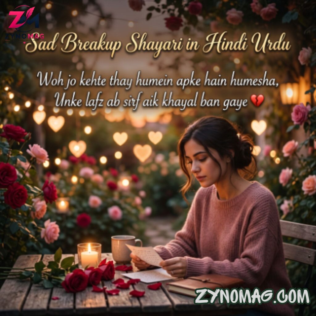 Sad Breakup Shayari in Hindi Urdu