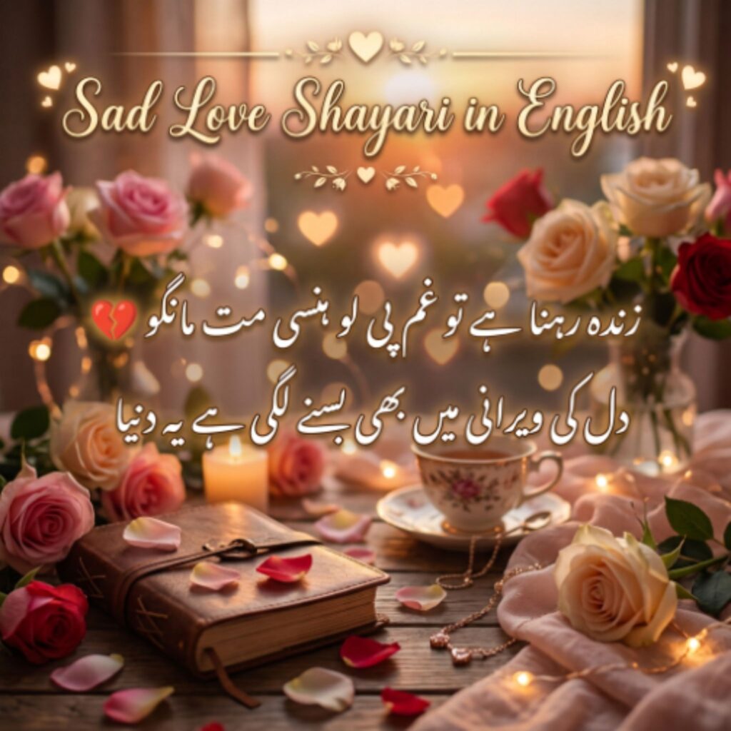 Sad Love Shayari in English