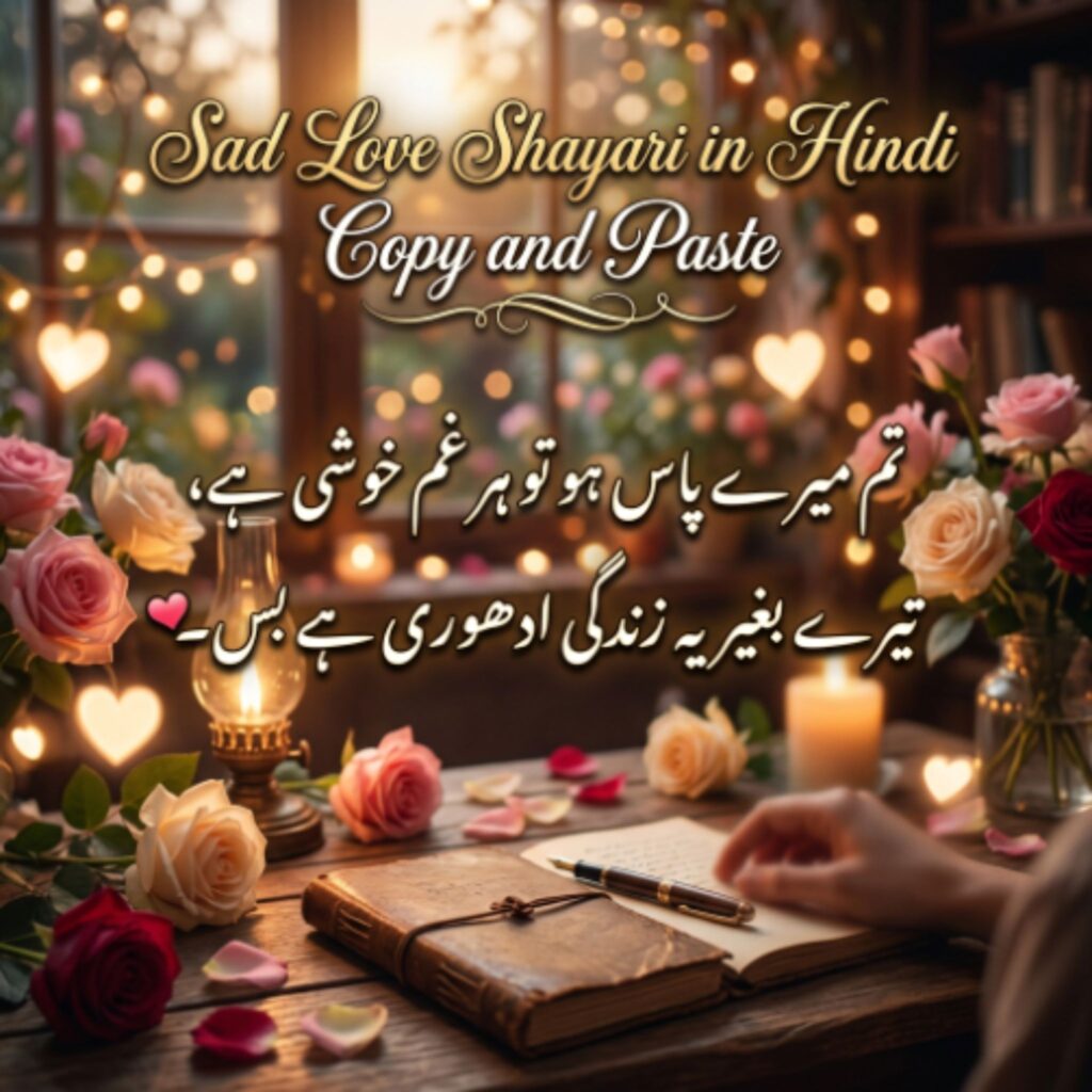 Sad Love Shayari in Hindi Copy and Paste