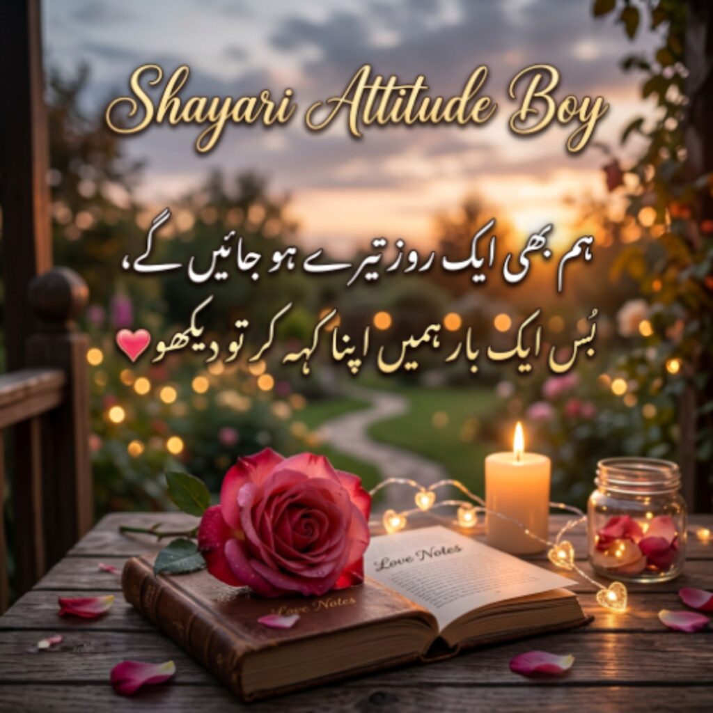 Shayari Attitude Boy