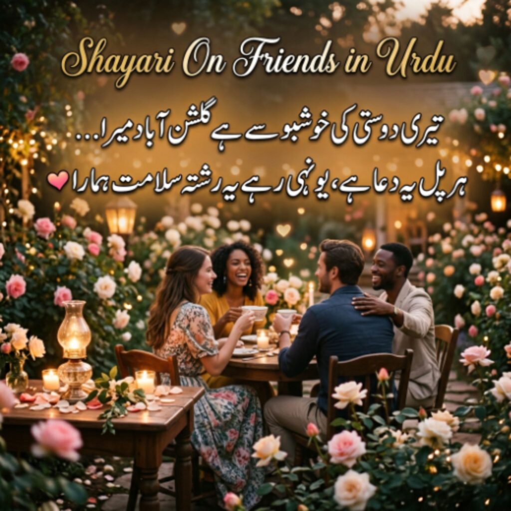 Shayari On Friends in Urdu