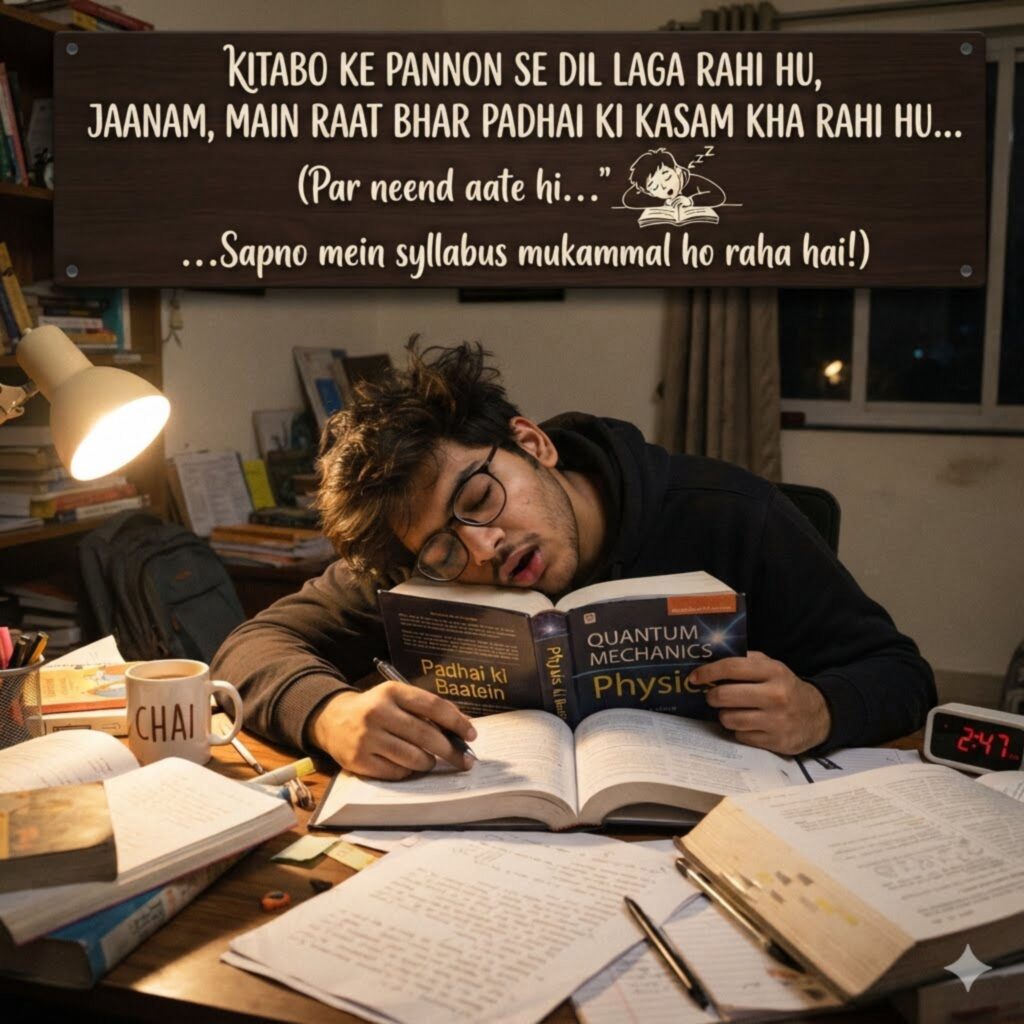 Shayari on Padhai Funny
