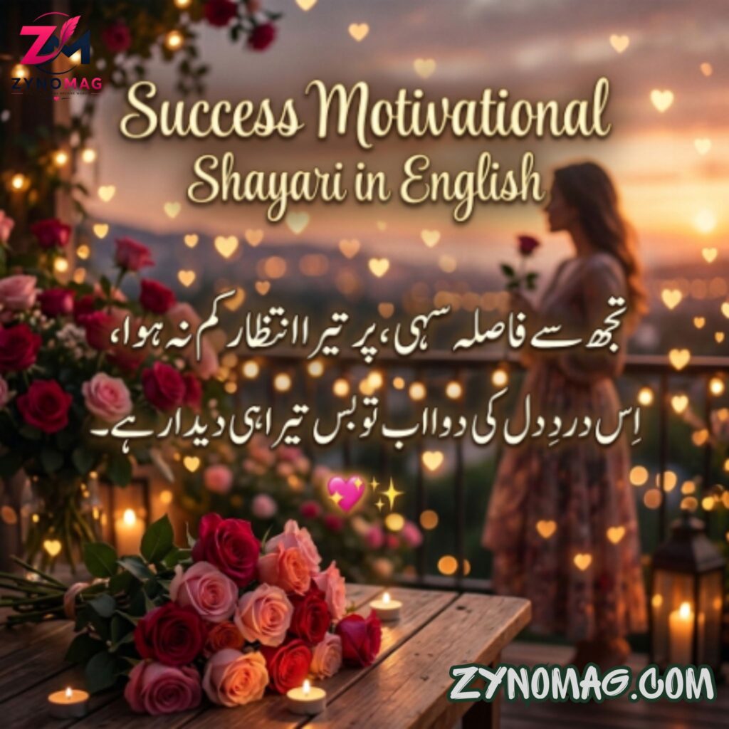 Success Motivational Shayari in English