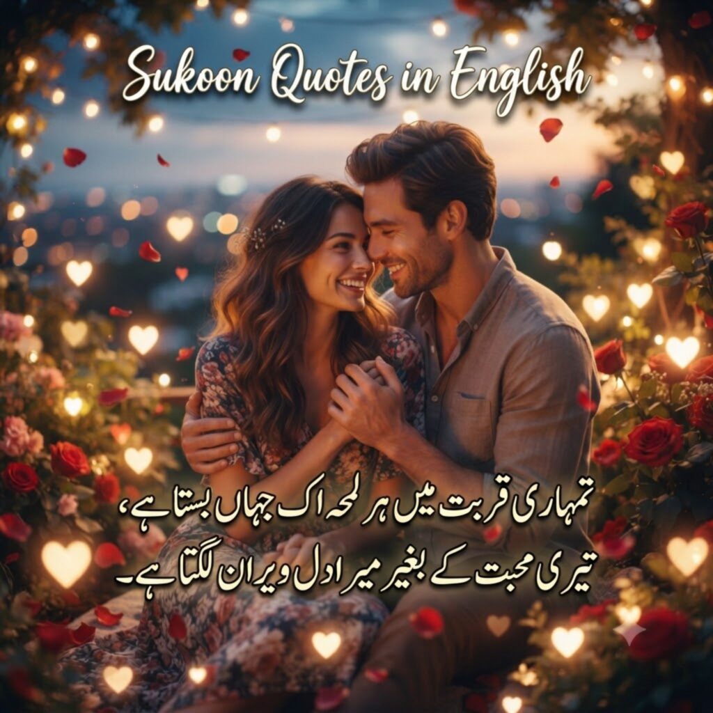 Sukoon Quotes in English