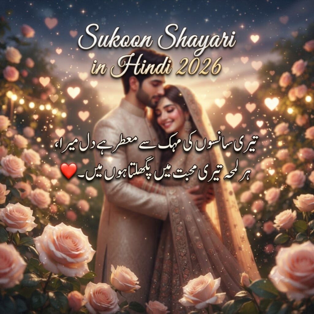 Sukoon Shayari in Hindi 2026