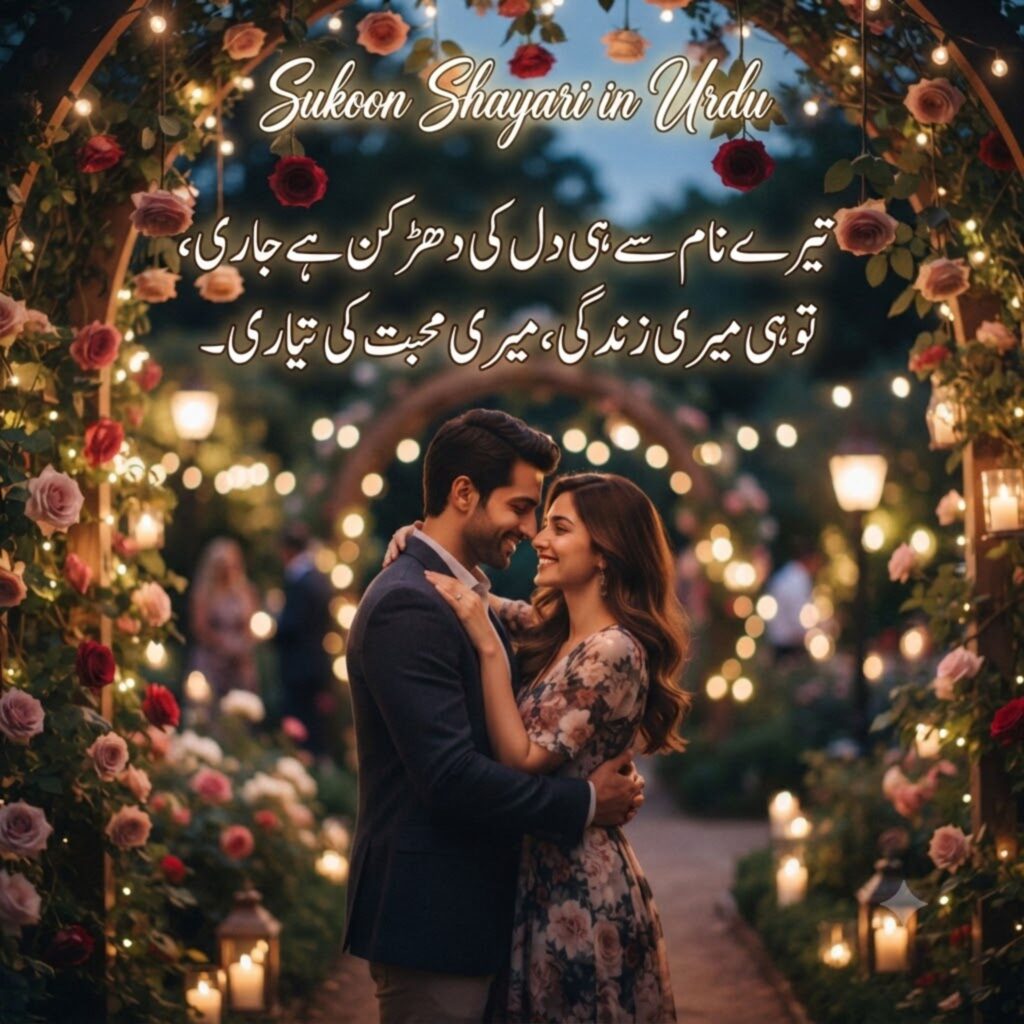 Sukoon Shayari in Urdu