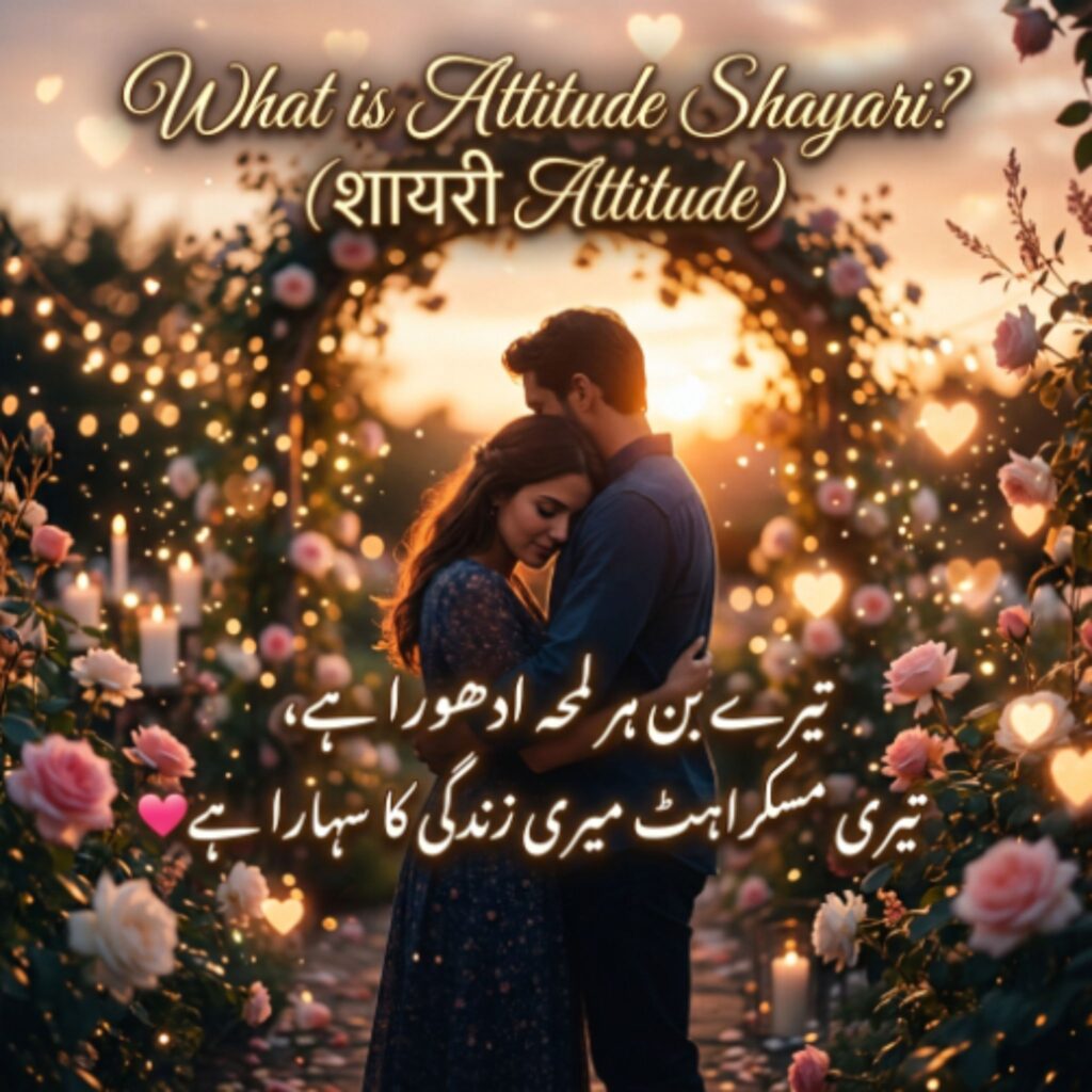 What is Attitude Shayari? (शायरी Attitude)