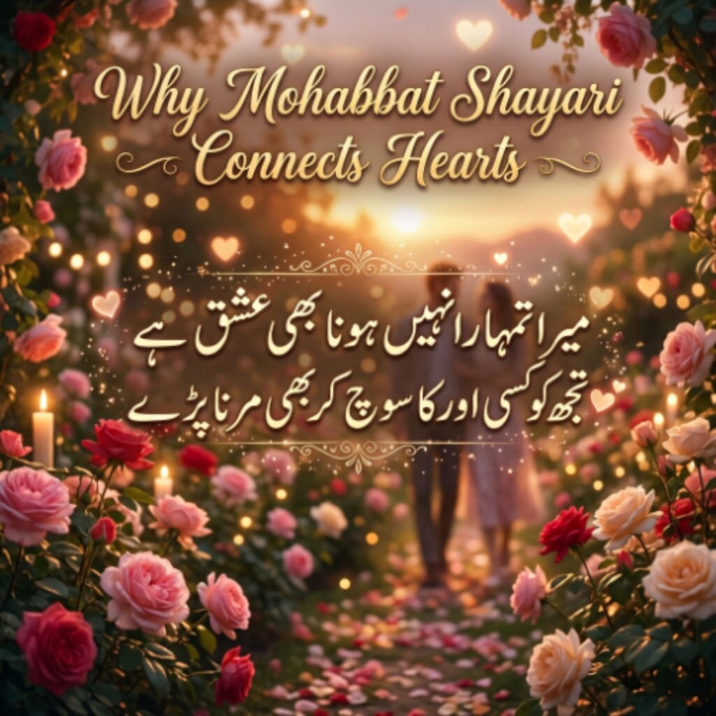 Why Mohabbat Shayari Connects Hearts
