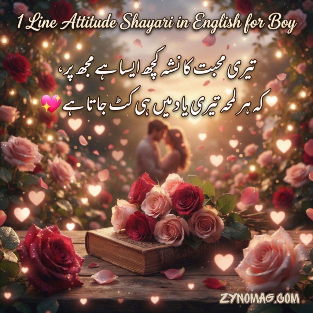 1 Line Attitude Shayari in English for Boy