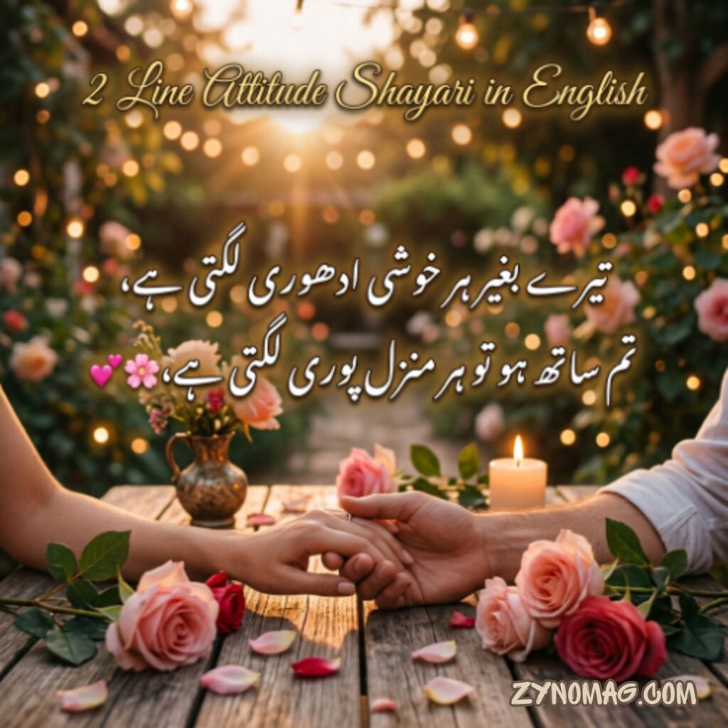 2 Line Attitude Shayari in English
