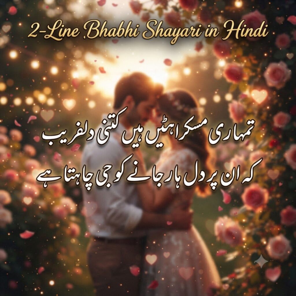 2-Line Bhabhi Shayari in Hindi
