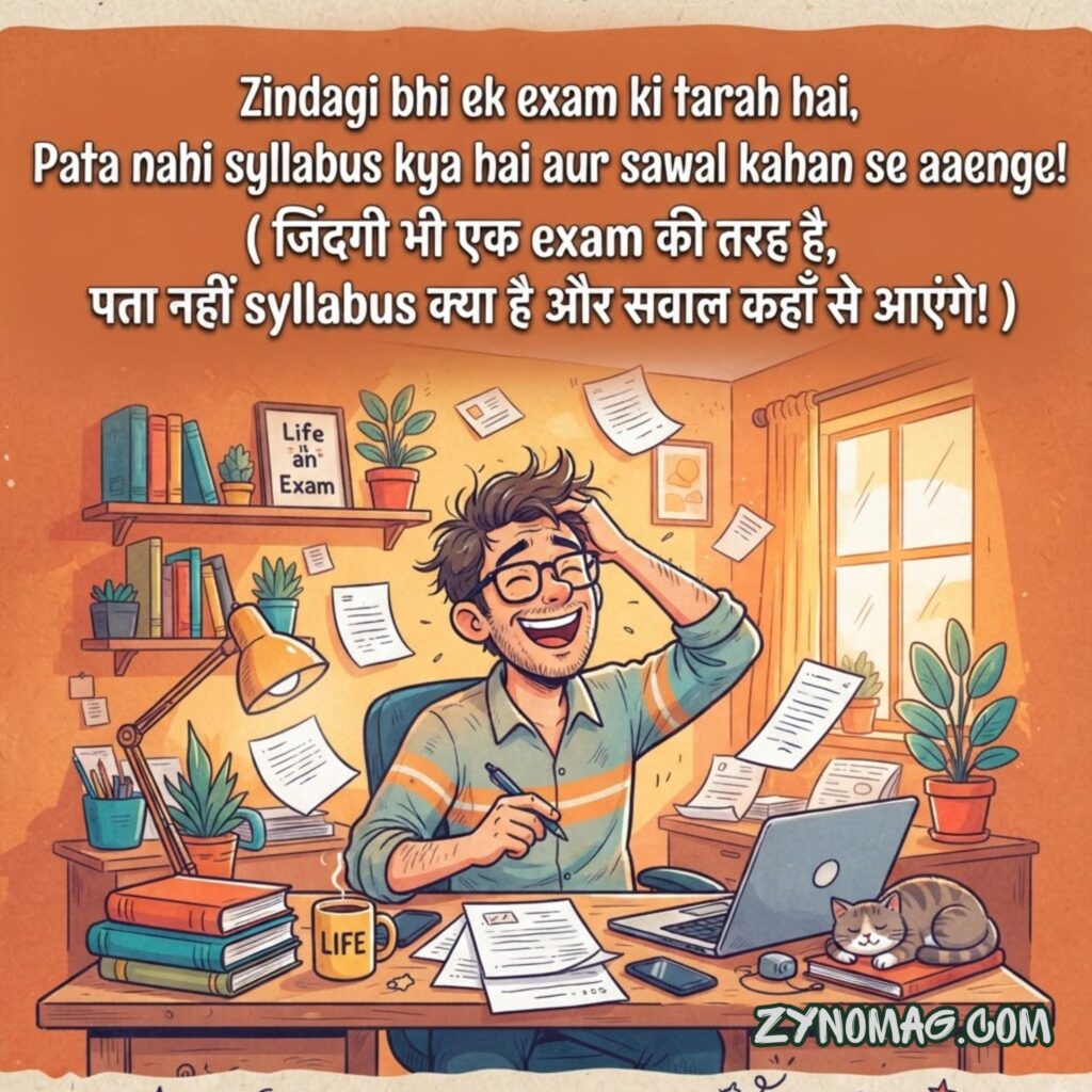2 Line Funny Shayari in Hindi on Life