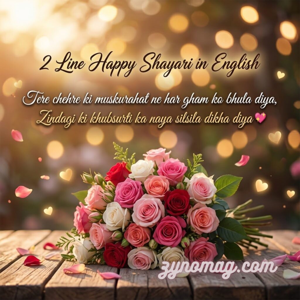 2 Line Happy Shayari in English