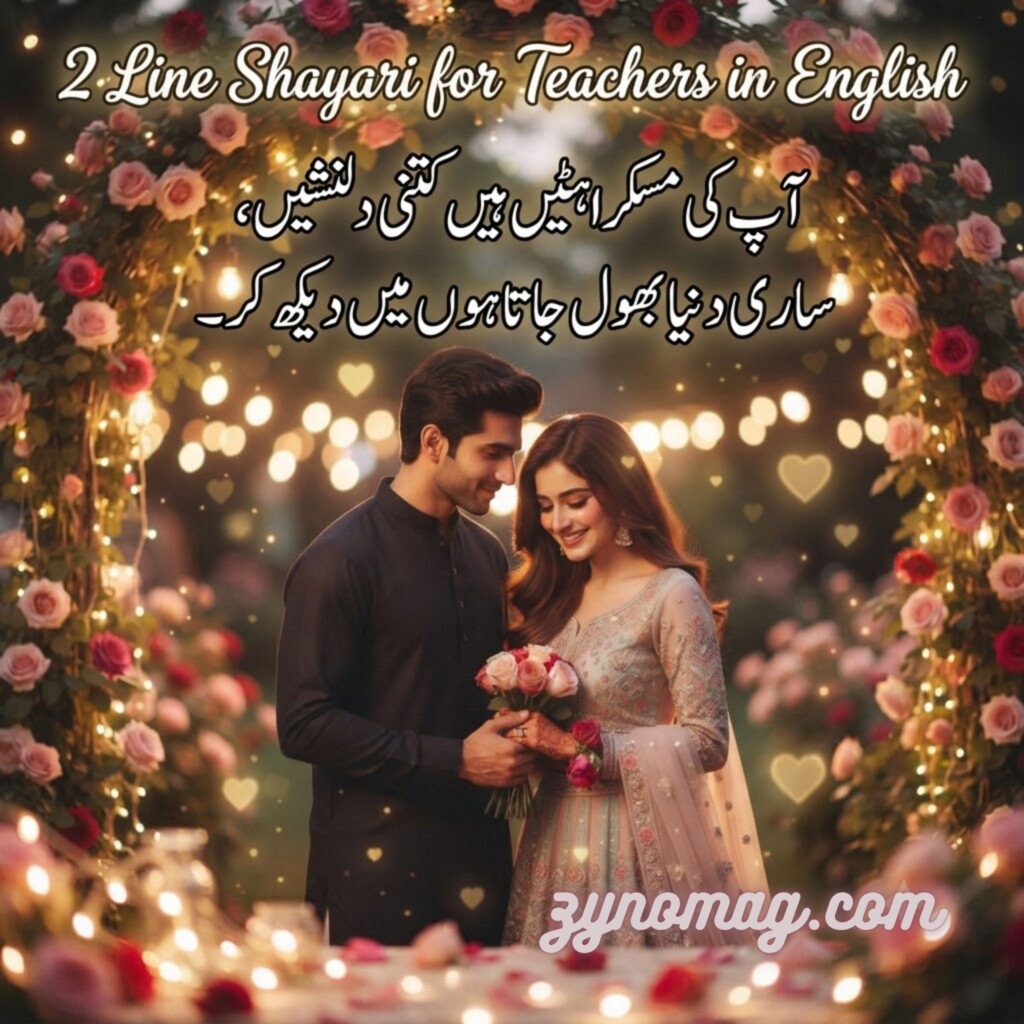 2 Line Shayari for Teachers in English