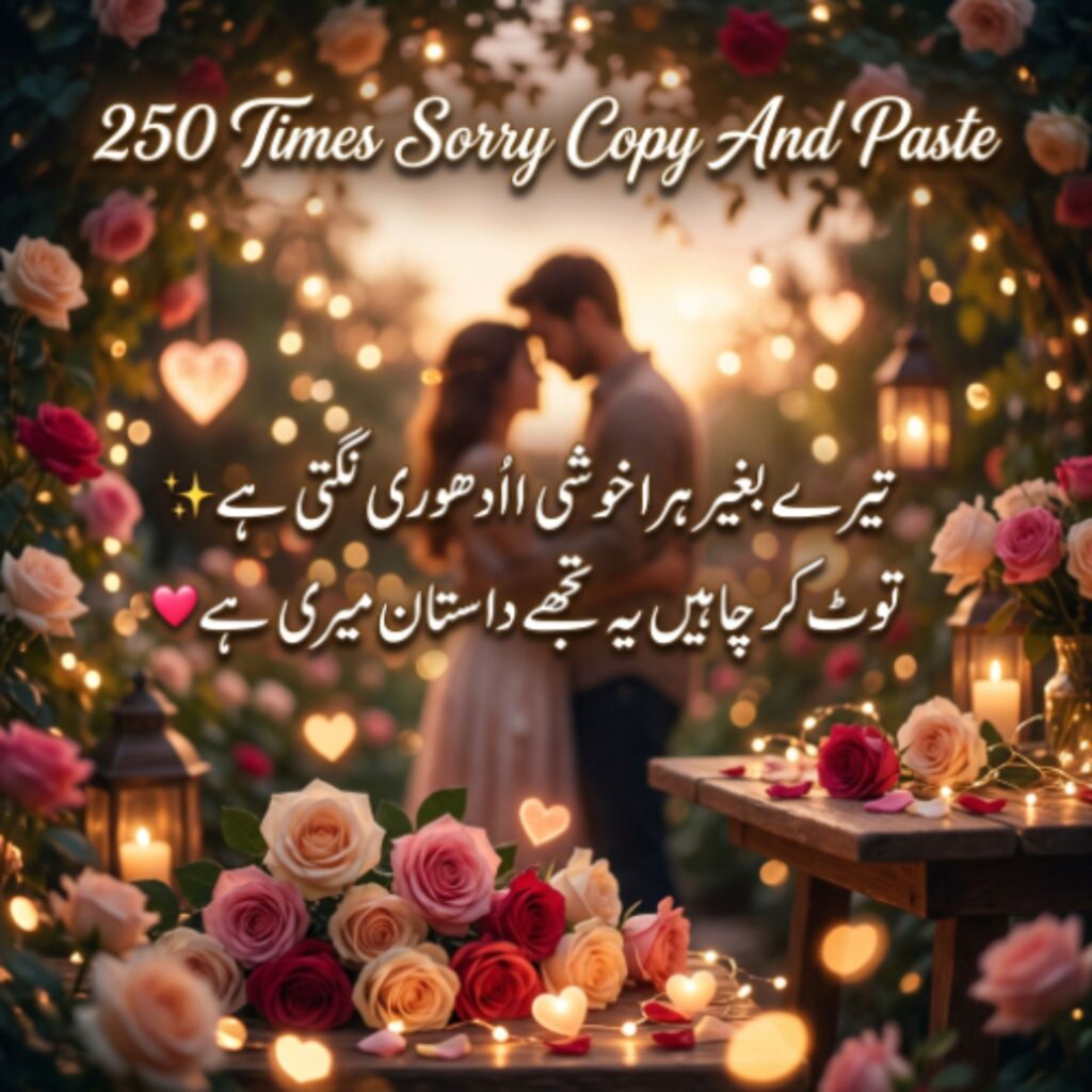 250 Times Sorry Copy And Paste