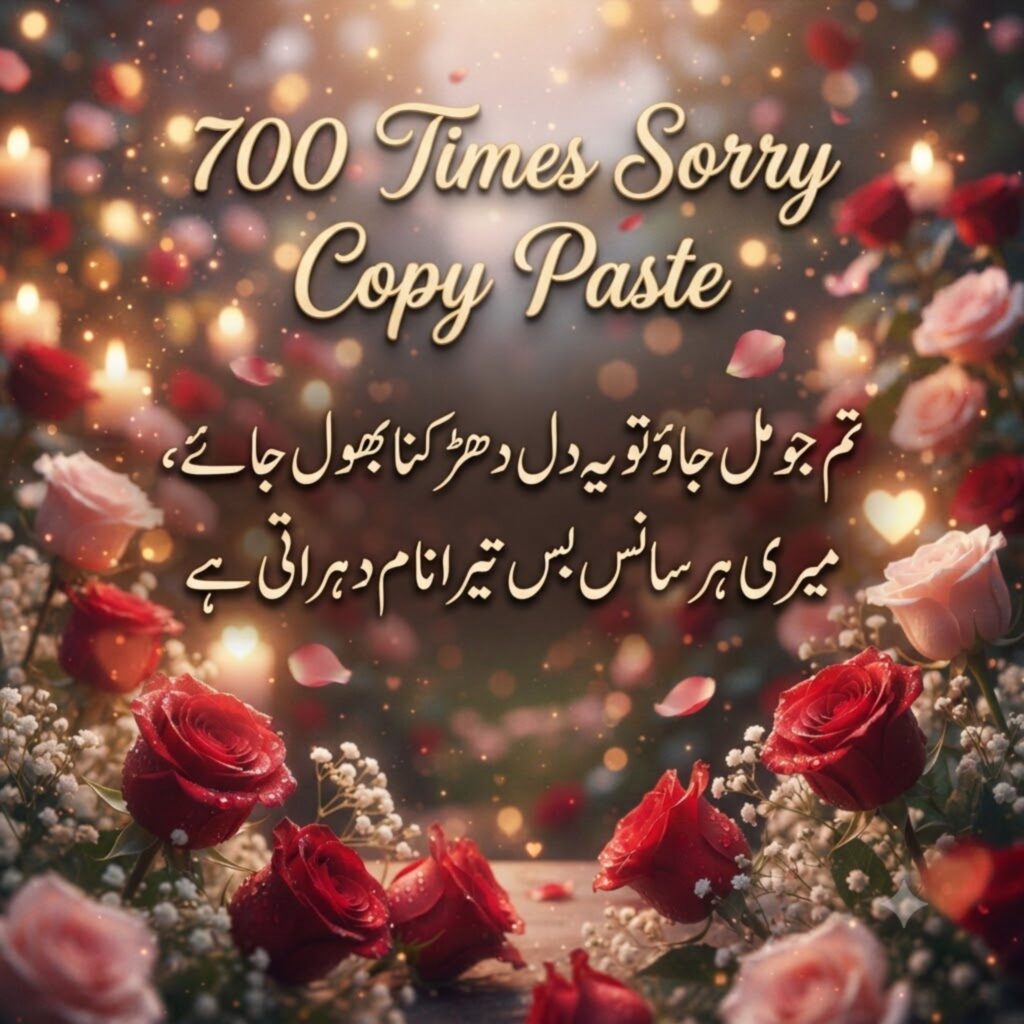 700 Times Sorry Copy Paste