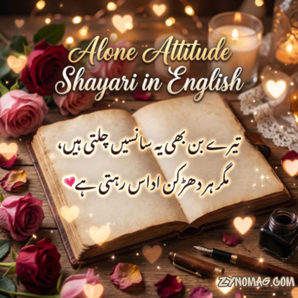 Alone Attitude Shayari in English