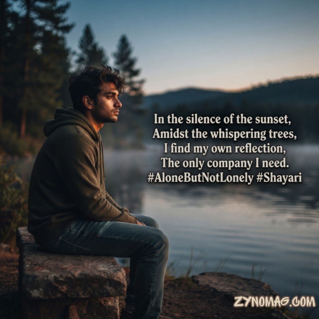 Alone Boy Shayari in English for Status