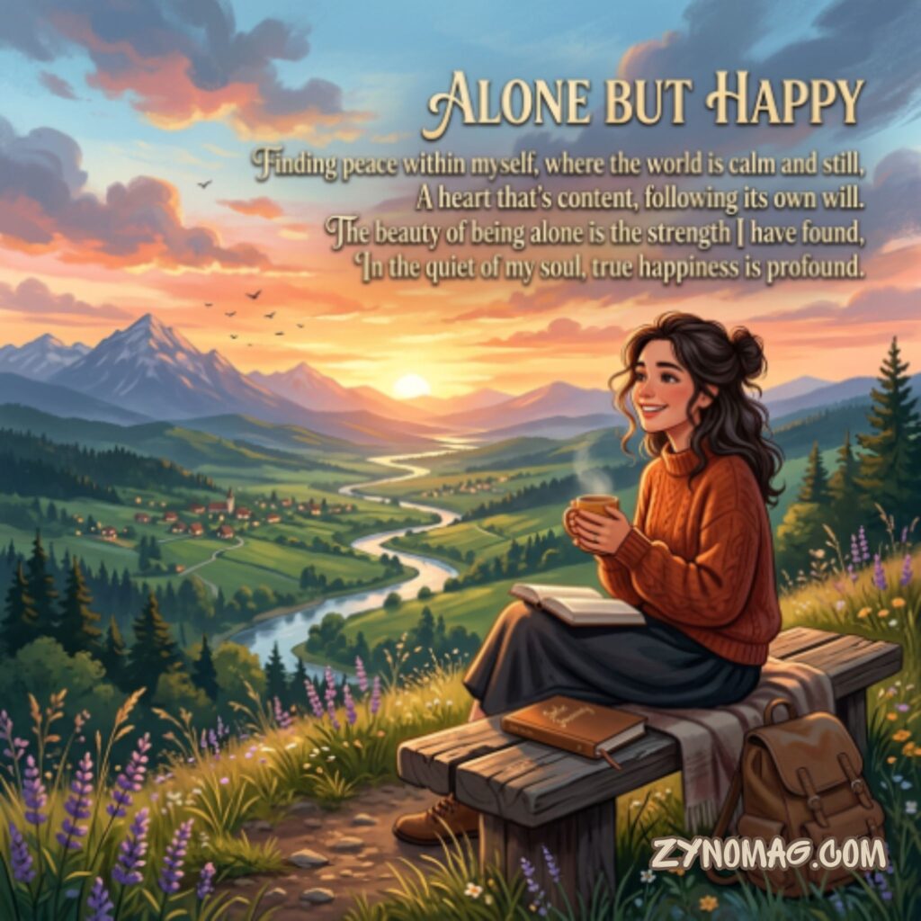 Alone But Happy Shayari in English