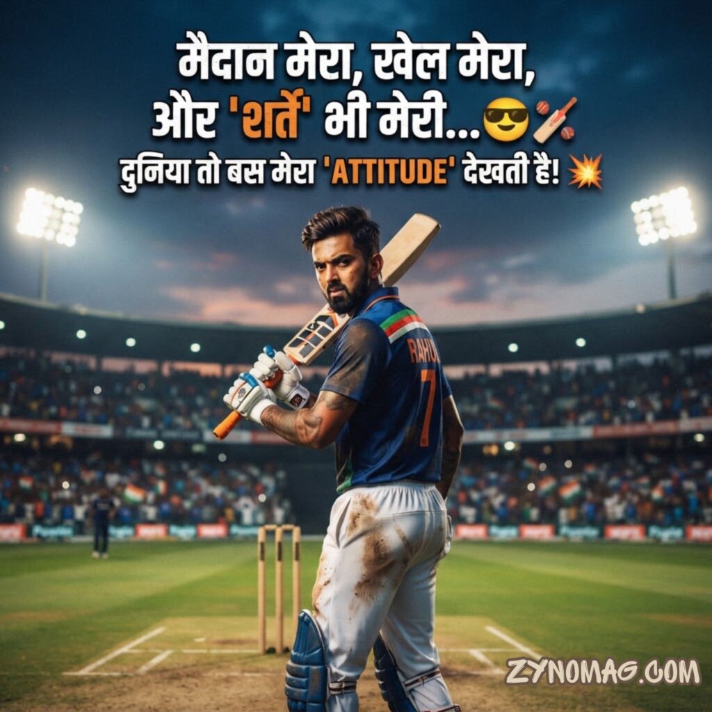 Attitude Cricket Shayari