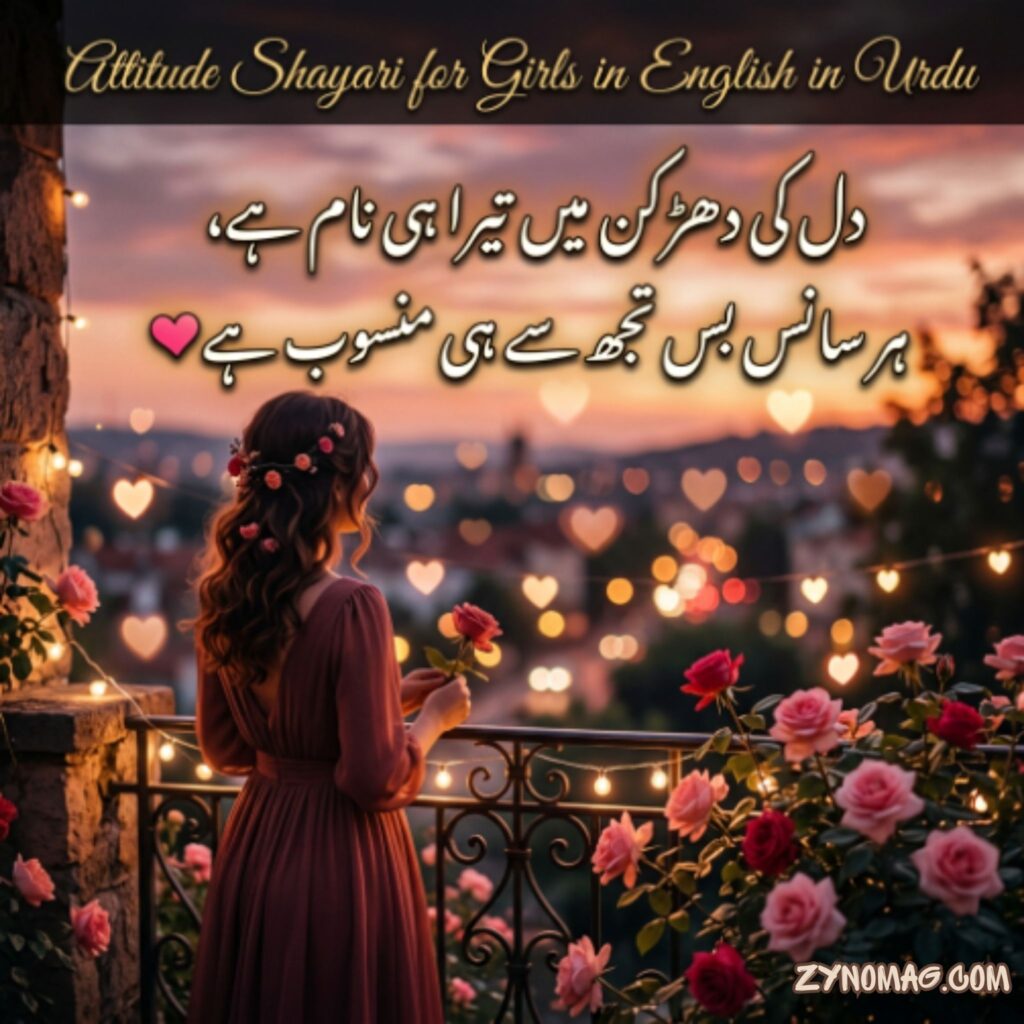 Attitude Shayari for Girls in English in Urdu
