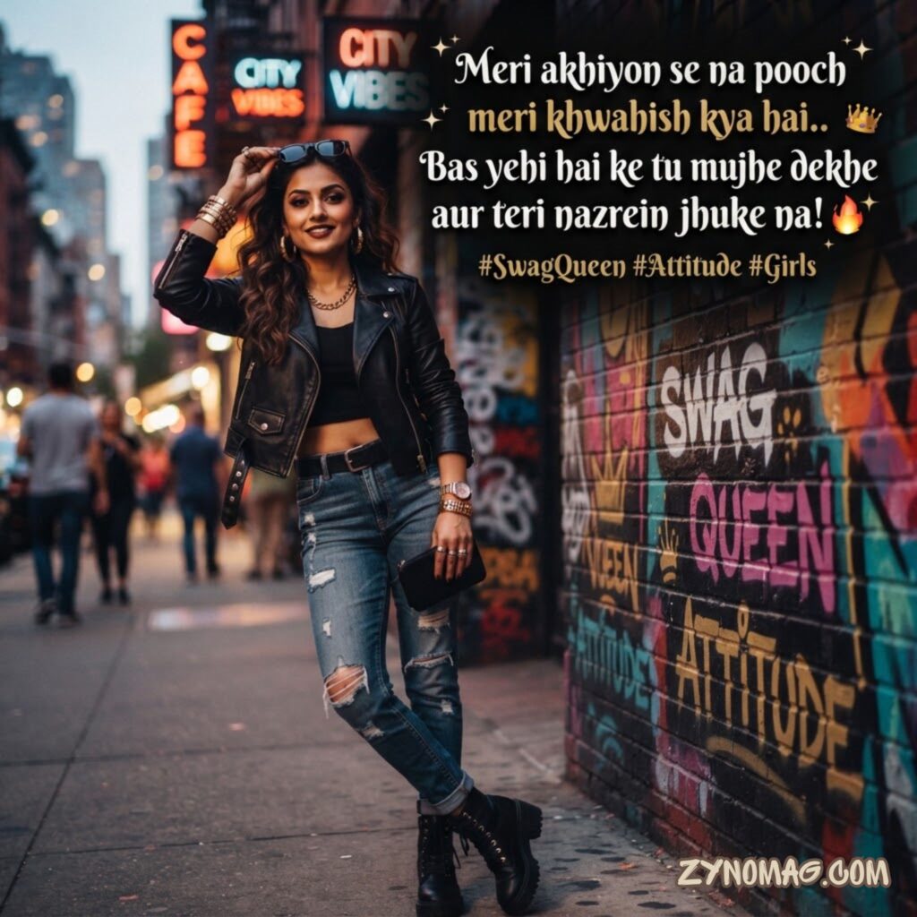Swag Attitude Shayari for Girls