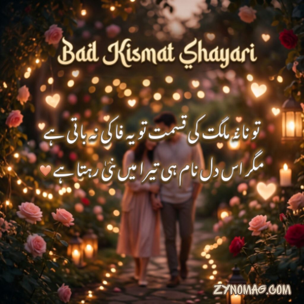 Bad Kismat Shayari