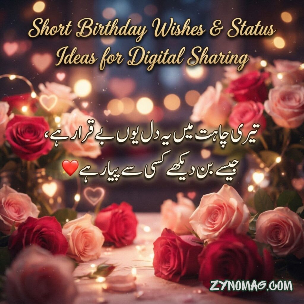 Short Birthday Wishes & Status Ideas for Digital Sharing