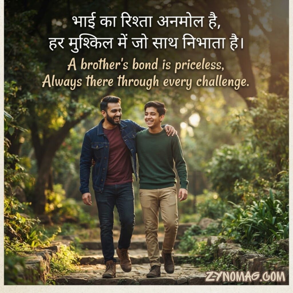 Best 2 Line Brother Shayari in English