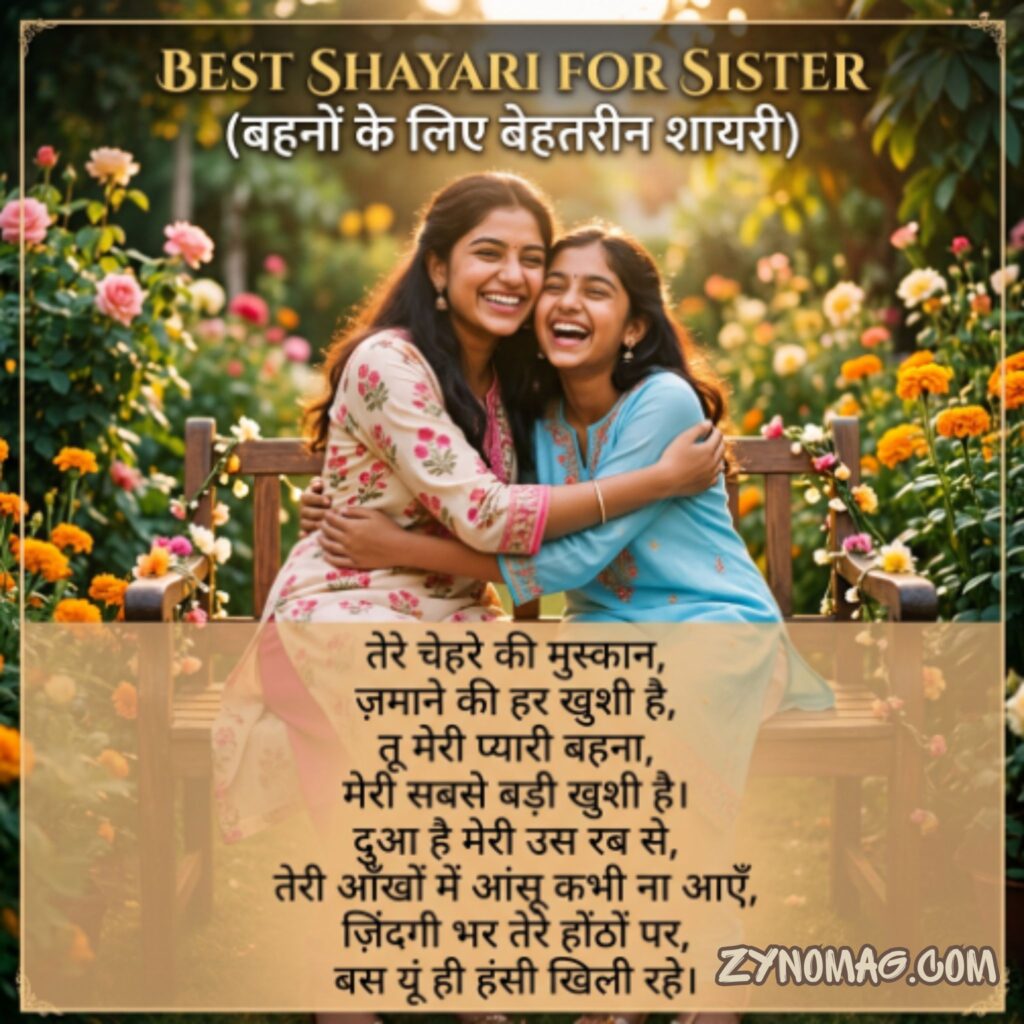 Best Shayari for Sister Shayari in English