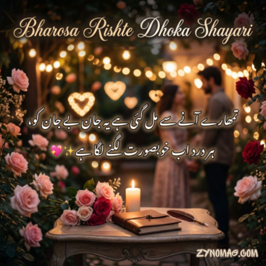 Bharosa Rishte Dhoka Shayari