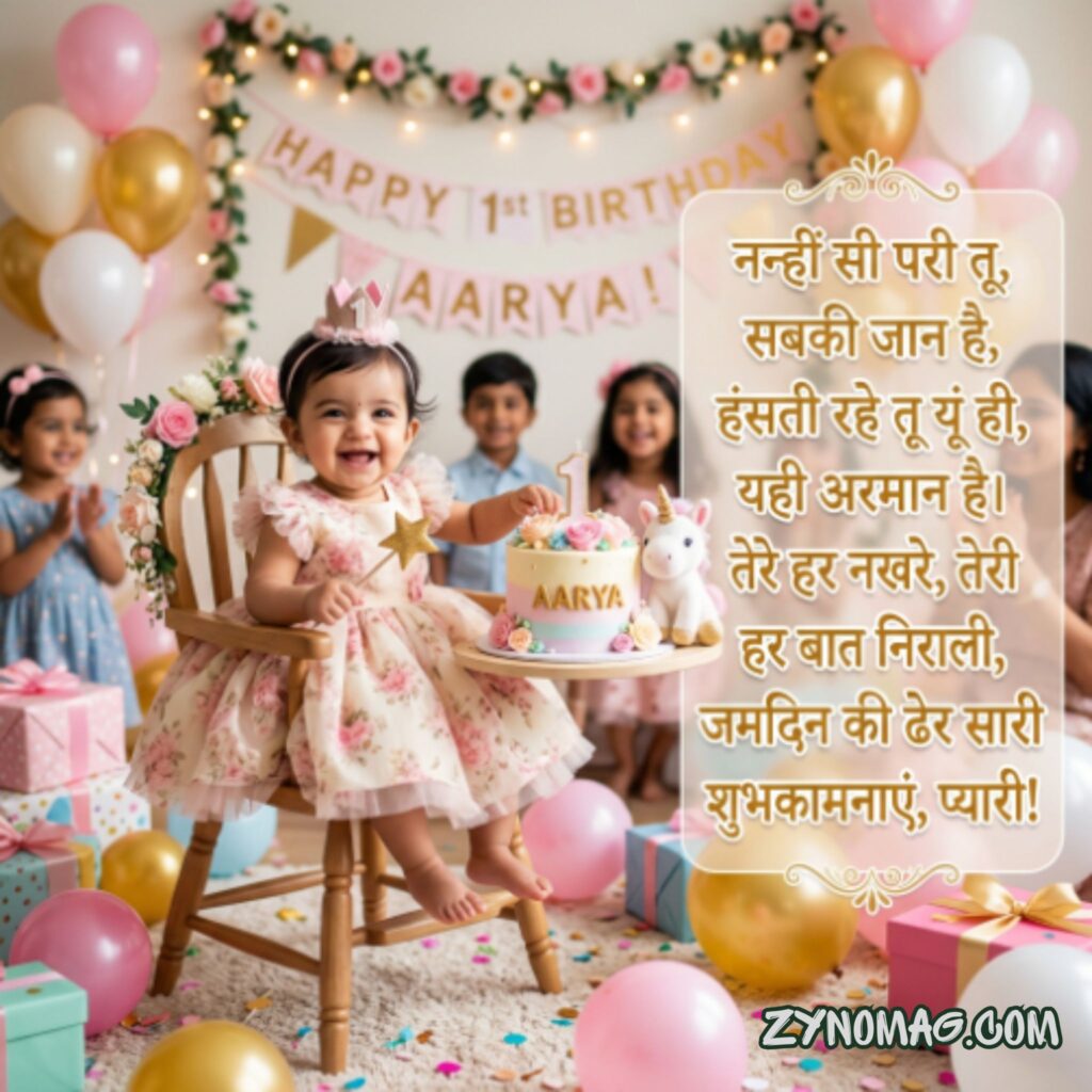 Birthday Wishes for Baby Girl Based on Personality
