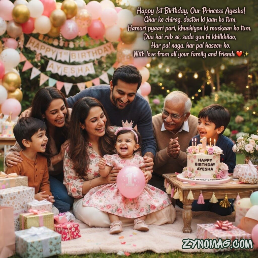 Birthday Wishes for Baby Girl from Friends & Family Friends