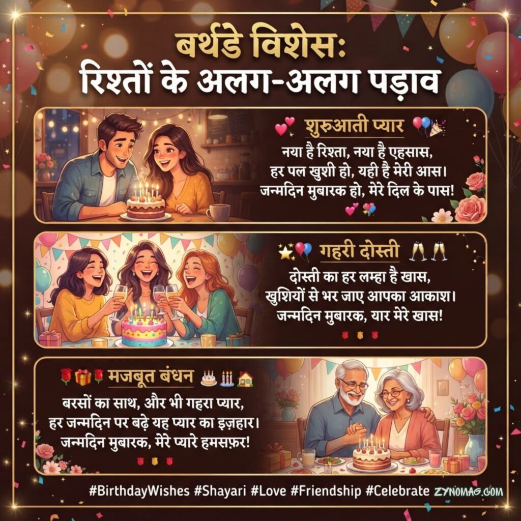 Birthday Wishes for Different Relationship Phases