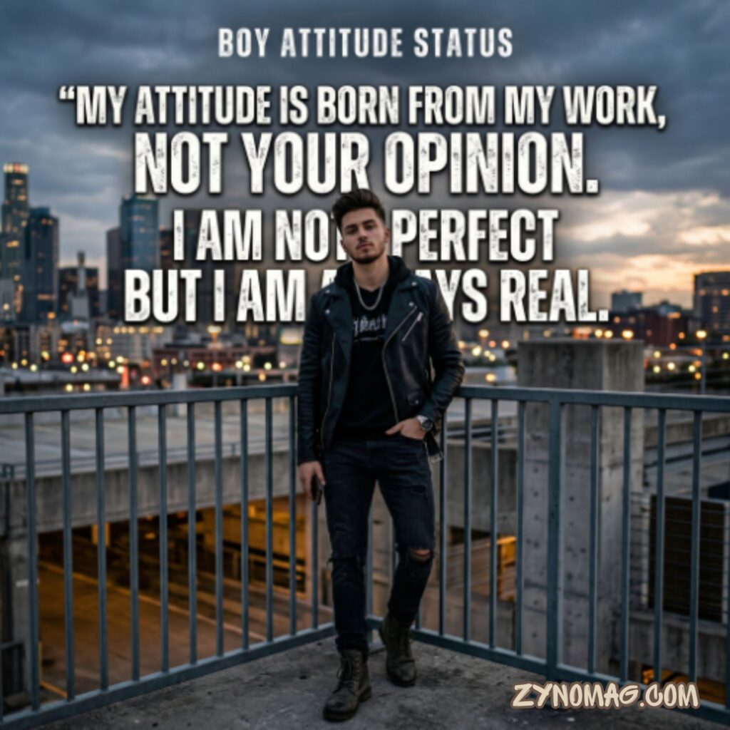 Boy Attitude Status in English