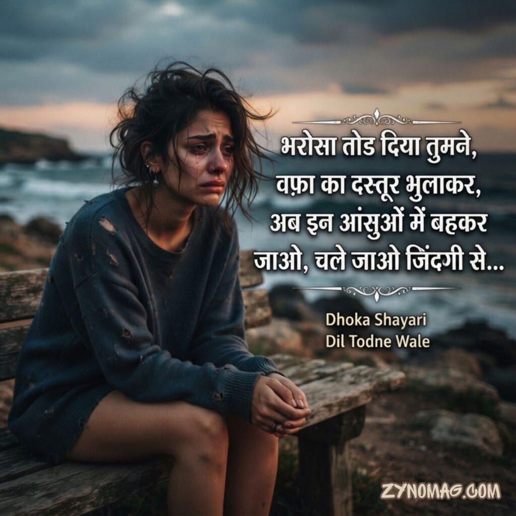 Boyfriend Dhoka Shayari in Hindi