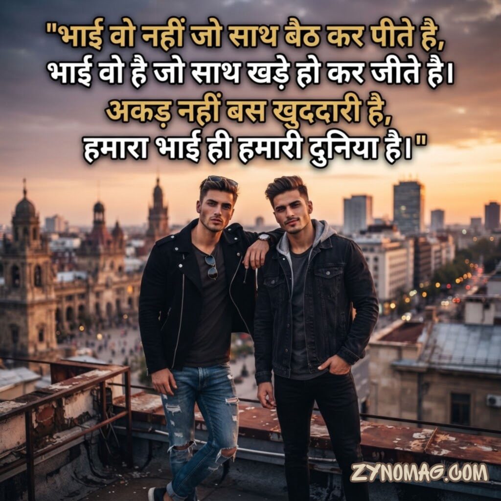 Brother Attitude Shayari in English