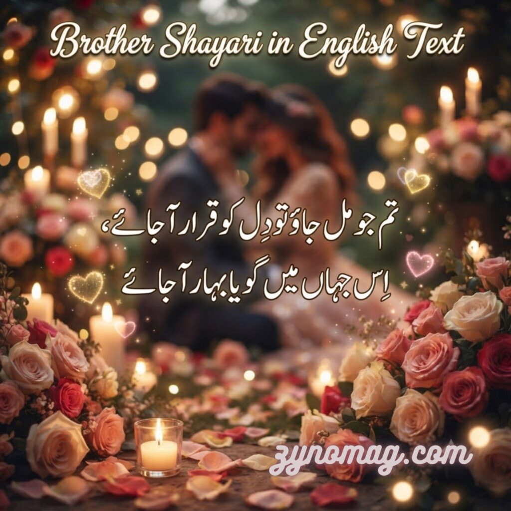 Brother Shayari in English Text