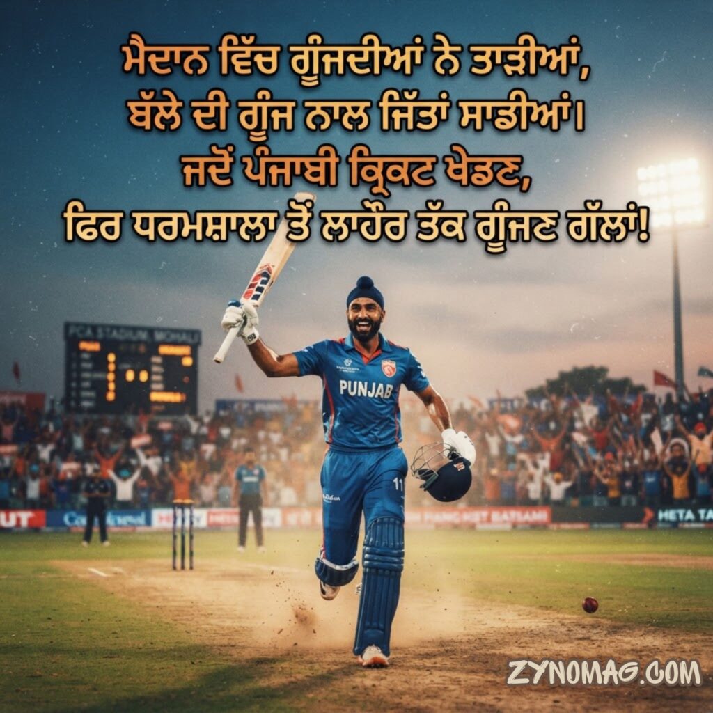 Cricket Shayari Punjabi