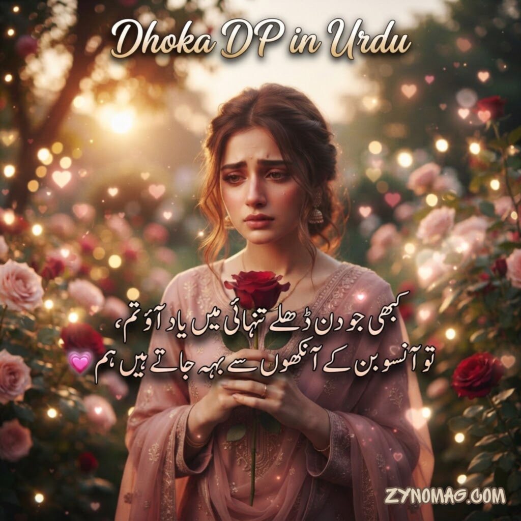 Dhoka DP in Urdu