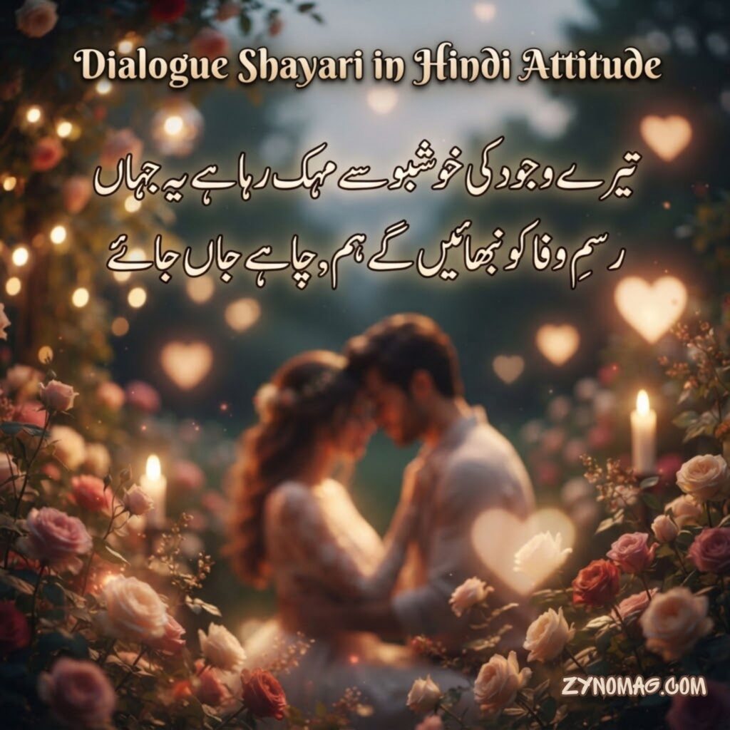 Dialogue Shayari in Hindi Attitude