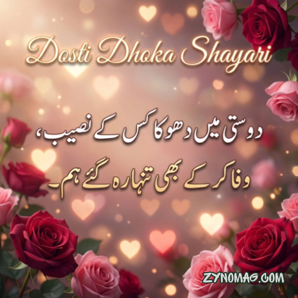Dosti Dhoka Shayari