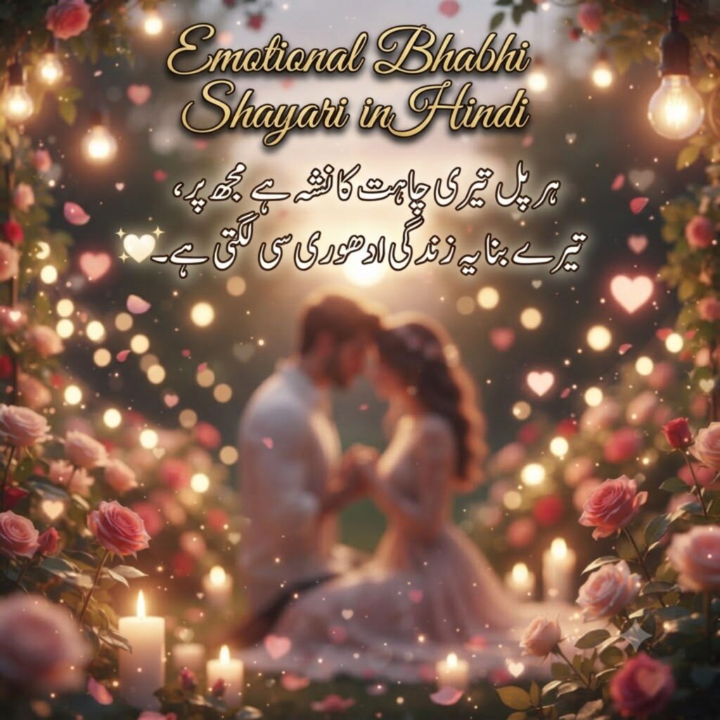Emotional Bhabhi Shayari in Hindi