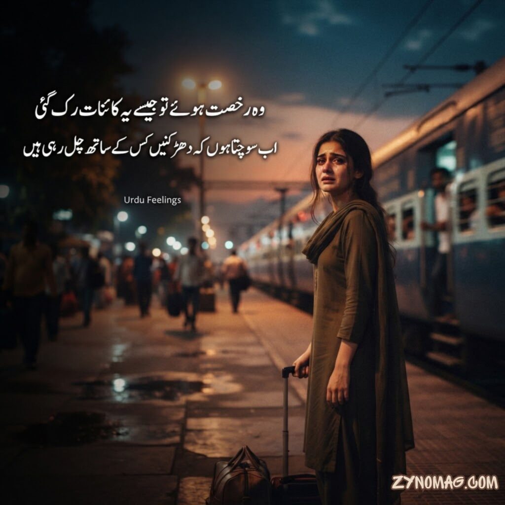 Emotional Farewell Shayari in Urdu