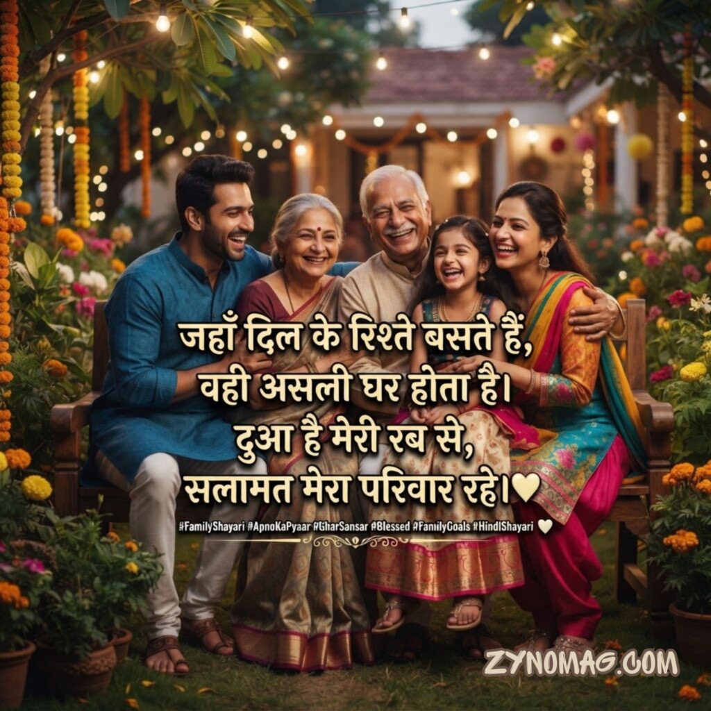 Family shayari in hindi for instagram