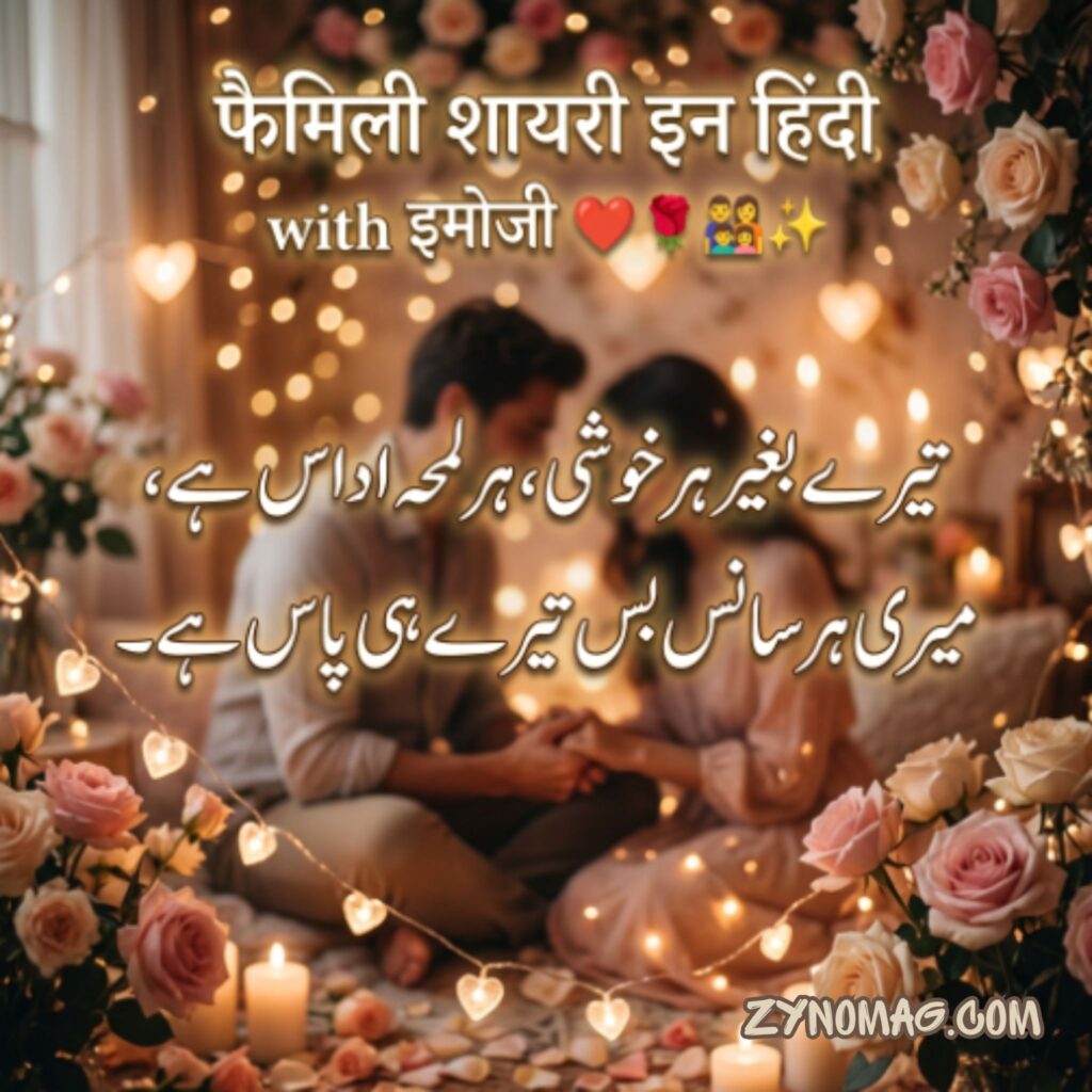 Family shayari in hindi with emoji
