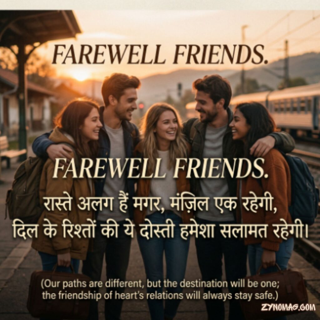 Farewell Shayari For Friends