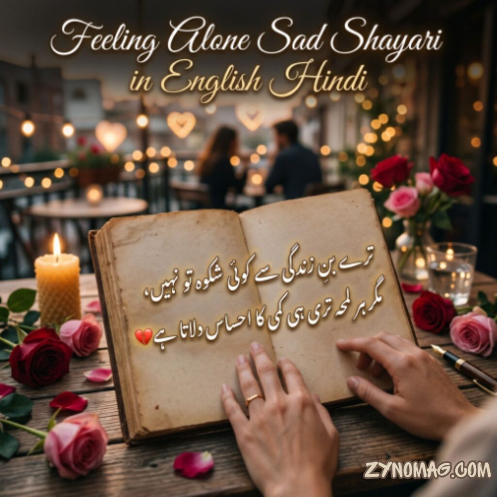 Feeling Alone Sad Shayari in English Hindi