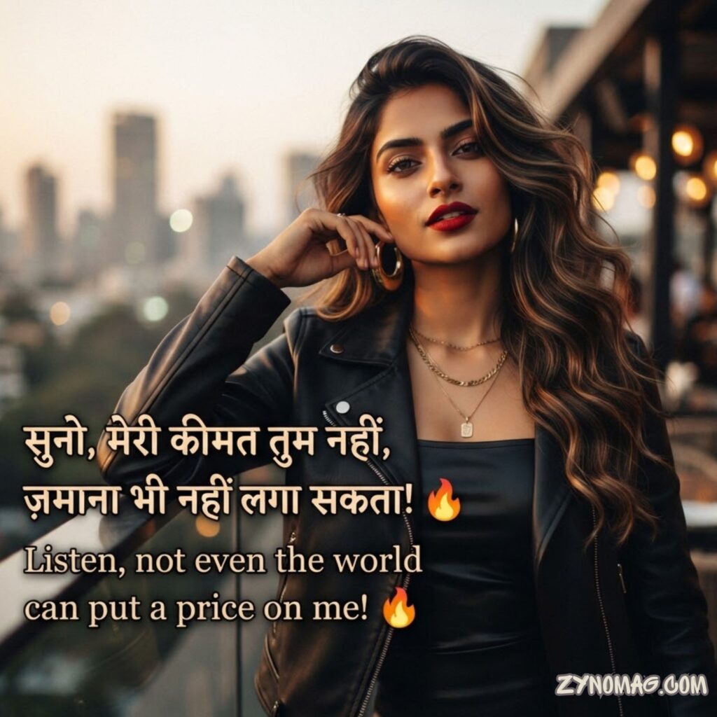 Female Attitude Shayari For Instagram