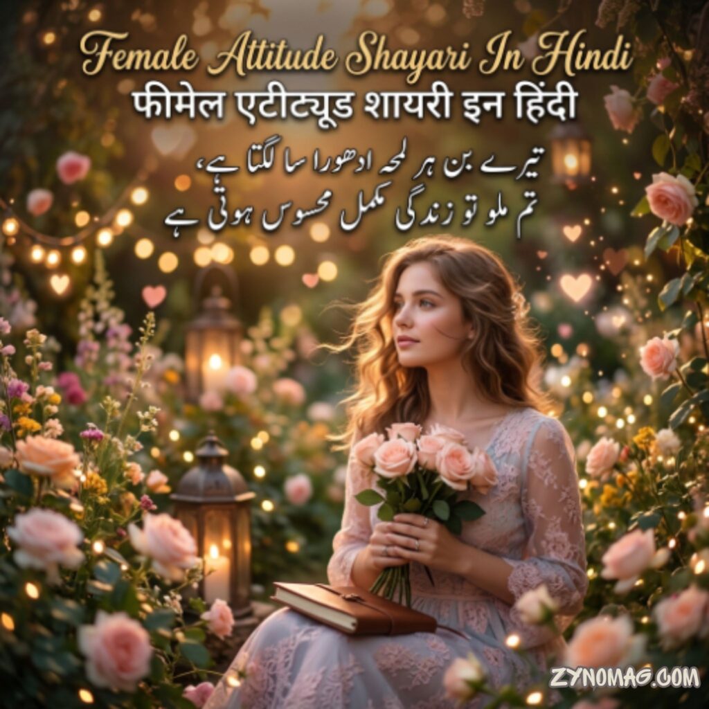 Female Attitude Shayari In Hindi